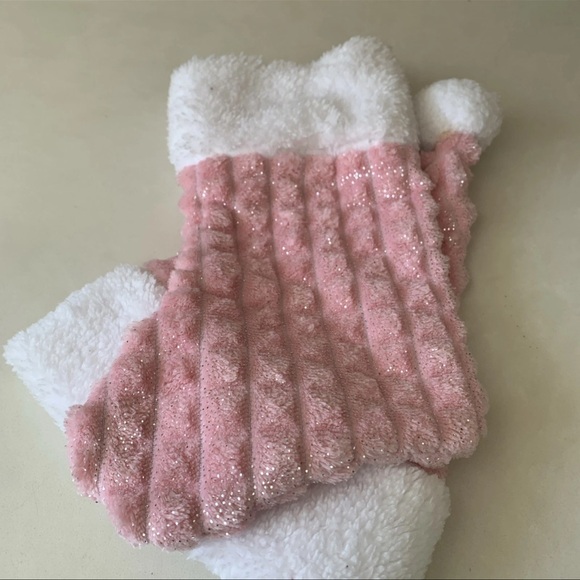 New Baby Stocking & Hat Set My First Christmas In French Pink Mon Premier Noel - Picture 5 of 10